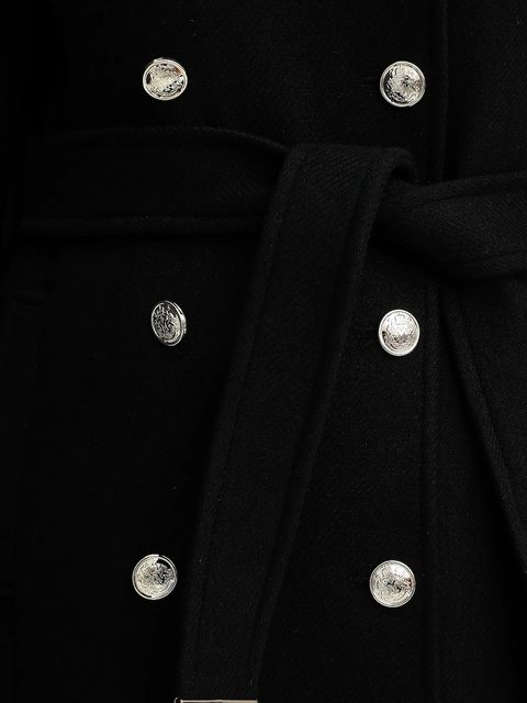 Morgan płaszcz z dodatkiem wełny kolor czarny GEVA