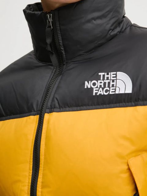 The North Face kurtka puchowa Nuptse damska kolor żółty zimowa NF0A5GGEZU31