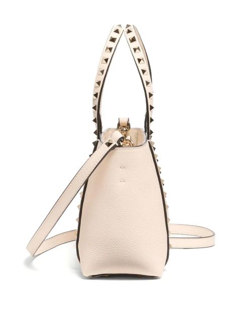 Valentino Garavani small Rockstud tote bag - Neutrals