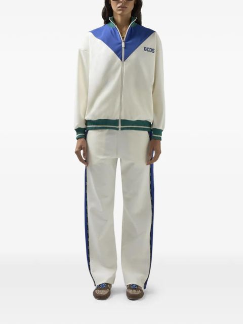 GCDS colour-block-design track pants - White - zdjęcie produktu nr 2