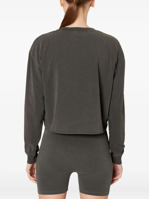 American Vintage Pymaz long-sleeved logo sweatshirt - Grey