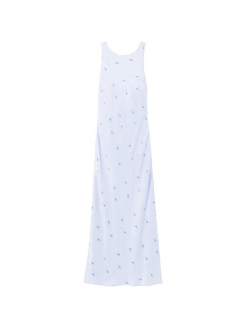 Claudie Pierlot criss-cross midi dress - Blue - zdjęcie produktu nr 1