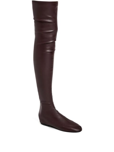 Proenza Schouler Tee over-the-knee boots - Brown - zdjęcie produktu nr 1