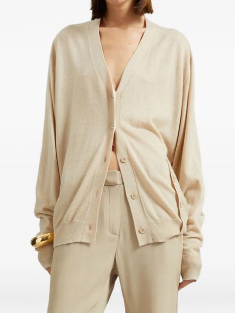 The Frankie Shop button V-neck cardigan - Neutrals - zdjęcie produktu nr 2
