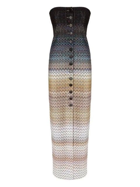Missoni button-front maxi dress - Grey - zdjęcie produktu nr 1