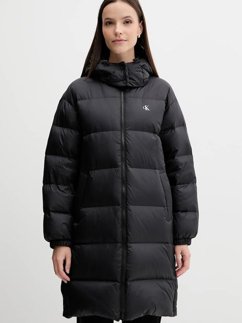 Calvin Klein Jeans kurtka puchowa kolor czarny zimowa LV047D502G - zdjęcie produktu nr 1