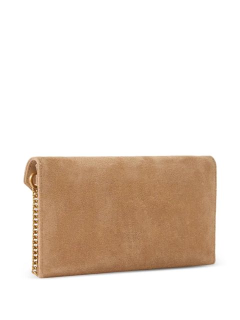 PINKO small suede clutch bag - Neutrals - zdjęcie produktu nr 2