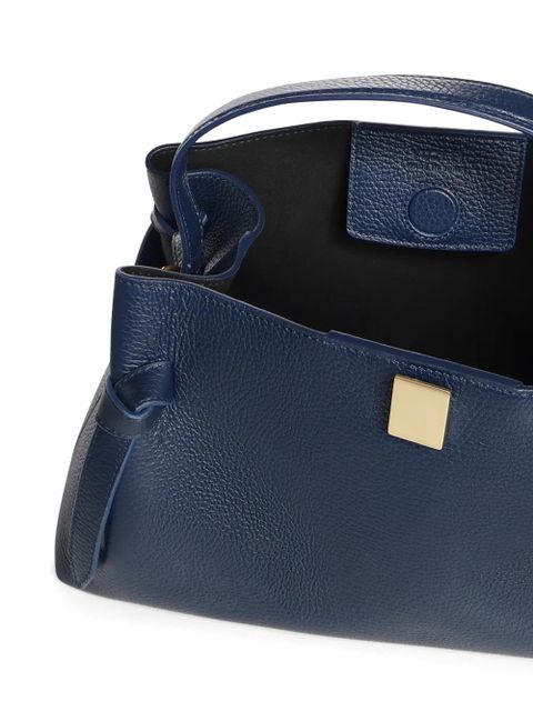 Yuzefi pebble-grain leather tote-bag - Blue