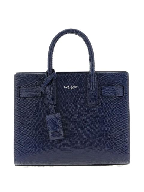 Saint Laurent Sac de Jour Nano leather tote bag - Blue - zdjęcie produktu nr 2