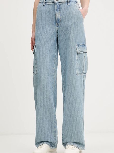 Guess Jeans jeansy damskie kolor niebieski W6RA1R D6511 - zdjęcie produktu nr 1