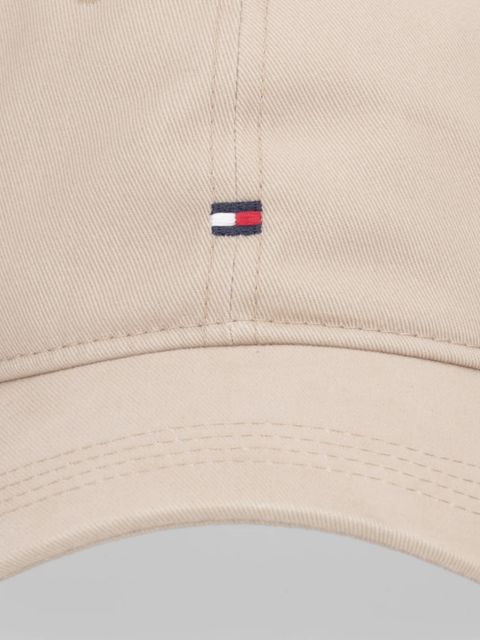 Tommy Hilfiger czapka z daszkiem bawełniana kolor beżowy AW0AW17781 - zdjęcie produktu nr 2