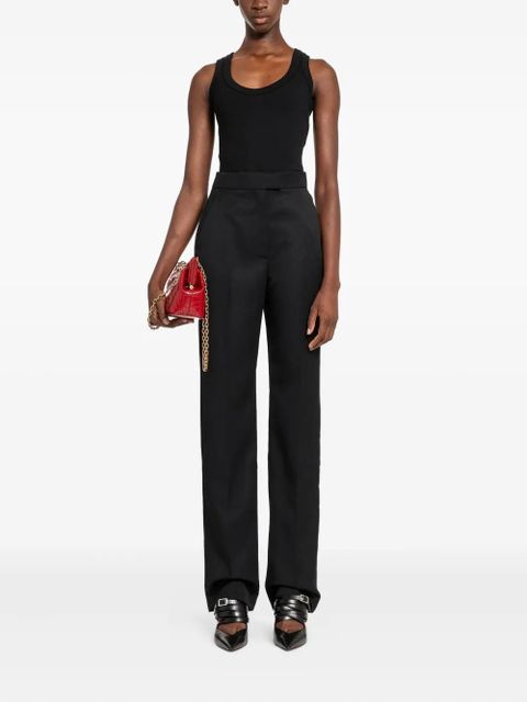 Alexander McQueen scoop-neck tank top - Black