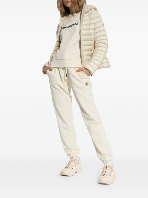 Moncler logo-embroidered cotton sweatshirt - Neutrals - zdjęcie produktu nr 2