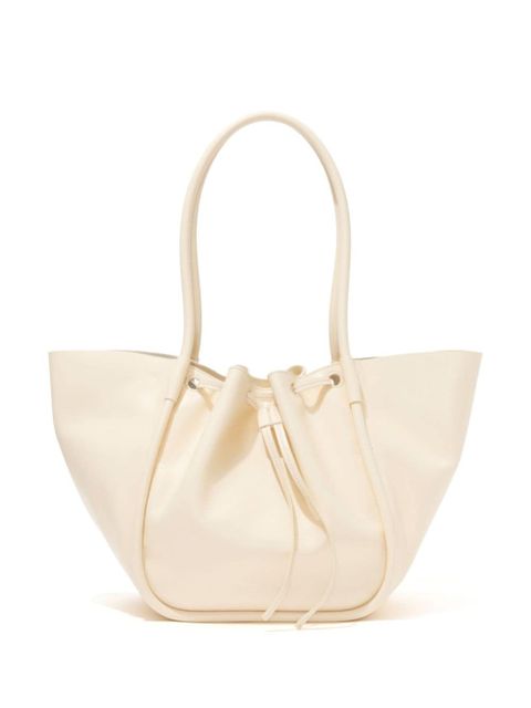 Proenza Schouler large ruched tote bag - Neutrals