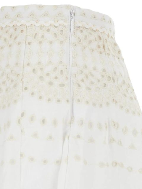 Charo Ruiz Ibiza Livvy midi skirt - White