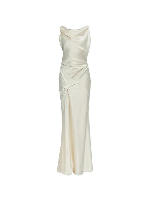 Victoria Beckham Posy sleeveless maxi dress - Neutrals - zdjęcie produktu nr 1