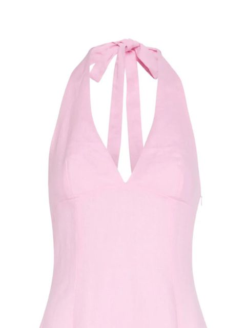 Faithfull the Brand Marais V-neck midi dress - Pink - zdjęcie produktu nr 2