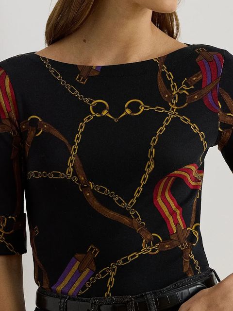 Lauren Ralph Lauren t-shirt damskie kolor czarny 200980215