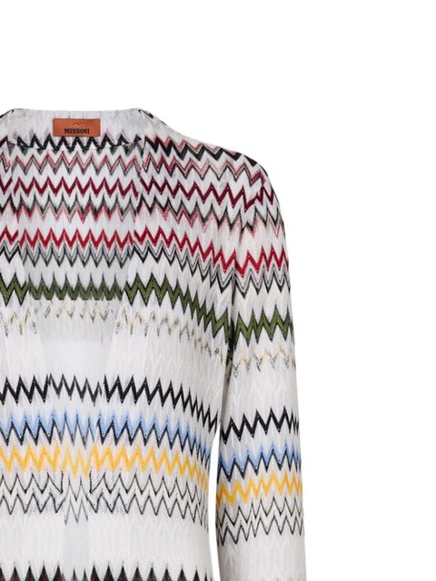 Missoni zigzag cardigan - White - zdjęcie produktu nr 2