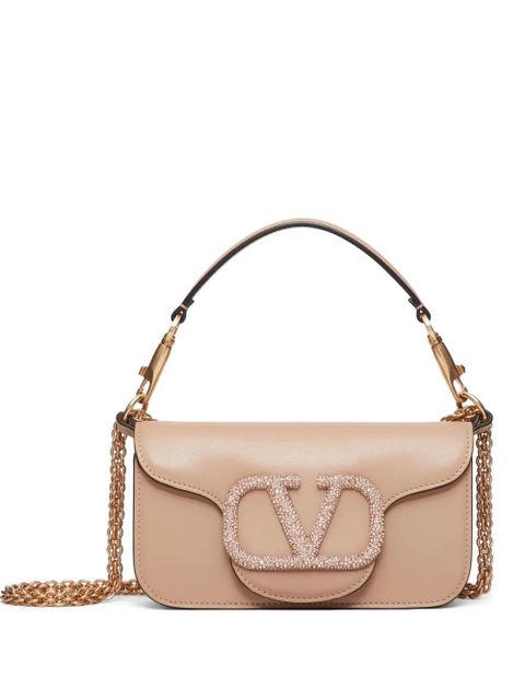 Valentino Garavani Locò small shoulder bag with jewel logo - Neutrals - zdjęcie produktu nr 1