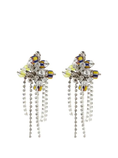 DRIES VAN NOTEN beaded earrings - Yellow - zdjęcie produktu nr 1