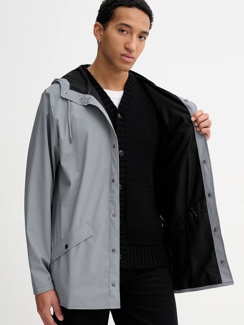 Rains kurtka 12010 Jacket W3 kolor szary przejściowa 12010