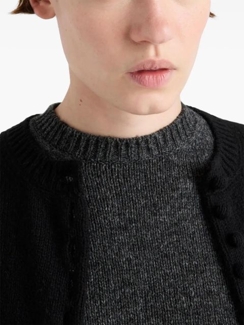 Prada cashmere cardigan - Black