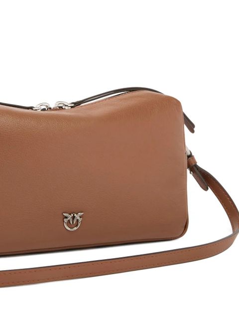 PINKO logo plaque shoulder bag - Brown