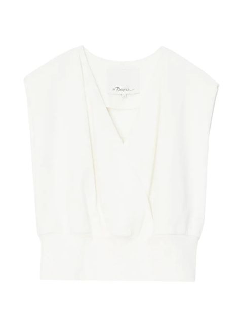 3.1 Phillip Lim V-neck sleeveless top - Neutrals - zdjęcie produktu nr 1