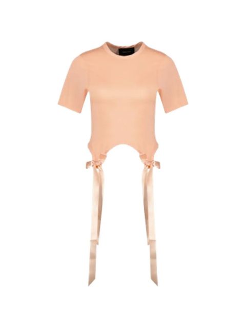 Simone Rocha bow-tail T-shirt - Orange - zdjęcie produktu nr 1