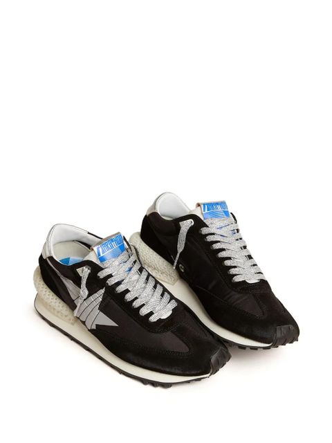 Golden Goose Running Marathon panelled sneakers - Black