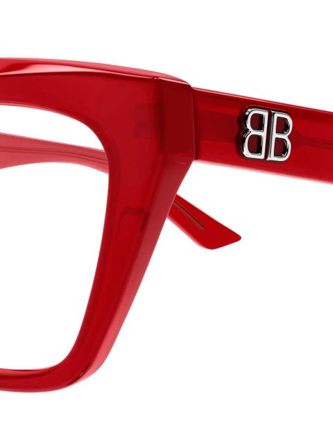 Balenciaga Eyewear cat-eye glasses - Red