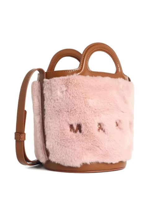 Marni micro Tropicalia embroidered-logo tote bag - Pink - zdjęcie produktu nr 2