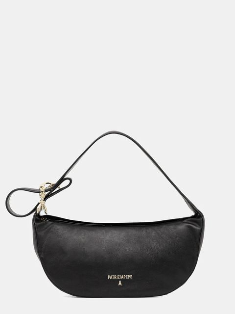 Patrizia Pepe torebka skórzana kolor czarny 8B0274 L164 - zdjęcie produktu nr 1