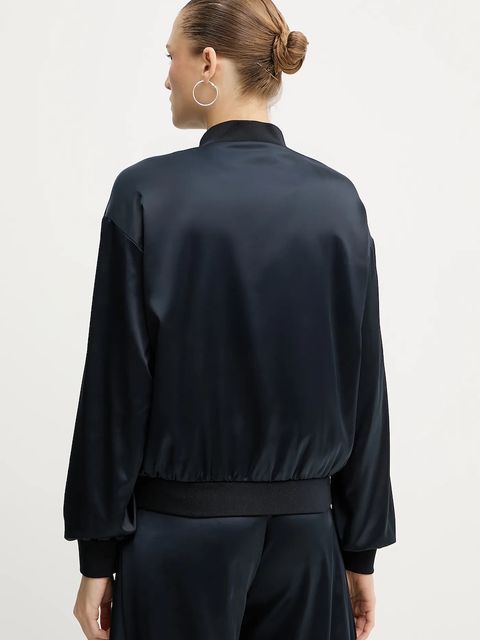 Silvian Heach kurtka bomber AGUS kolor granatowy przejściowa oversize GPA25169GB