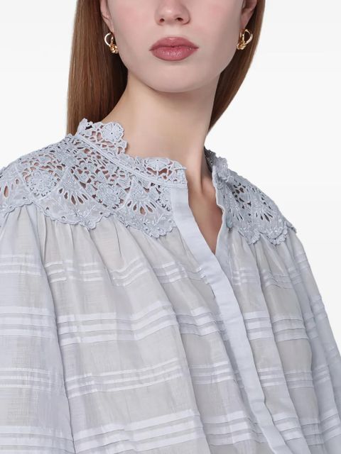 ISABEL MARANT Polly shirt - Blue