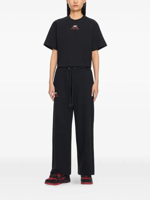Off-White x AC Milan logo-print track pants - Black - zdjęcie produktu nr 2