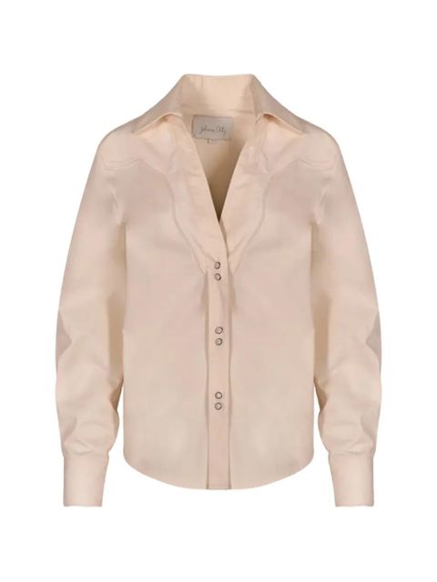 Johanna Ortiz Hacia Puerto V-neck shirt - Neutrals - zdjęcie produktu nr 1