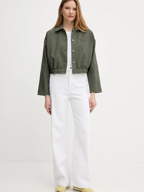 Guess kurtka RIAN kolor zielony przejściowa oversize W5GL27 WH872