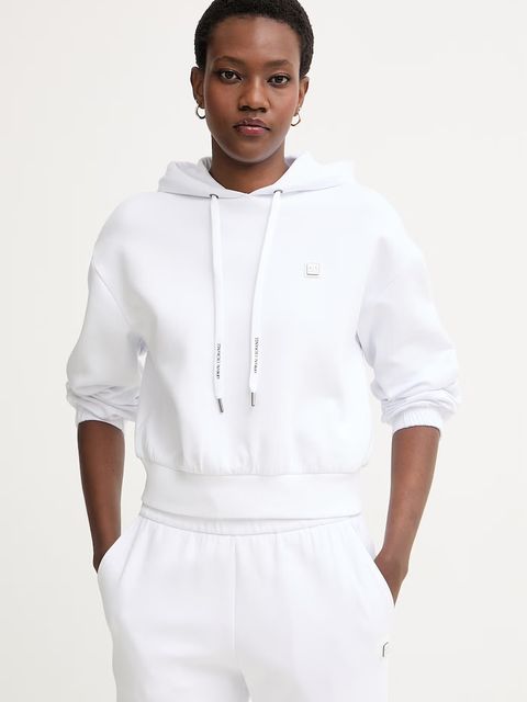 Armani Exchange bluza z kapturem damska bawełniana - zdjęcie produktu nr 1