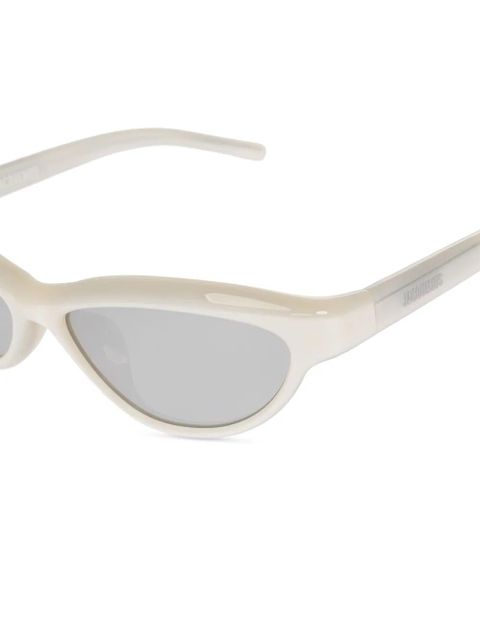 Jacquemus logo-print sunglasses - White - zdjęcie produktu nr 2