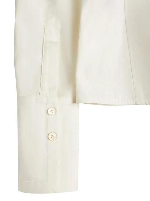 Tod's spread-collar poplin shirt - White