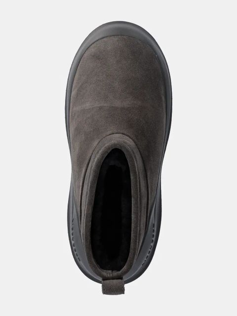 Moon Boot śniegowce zamszowe MB LUNA LOW BOOT SUEDE kolor szary 80D2480040 H005