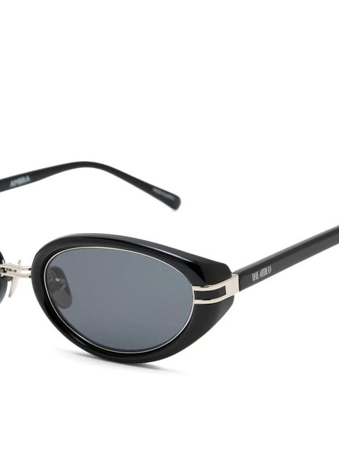 The Attico Ambra oval-frame sunglasses - Black - zdjęcie produktu nr 2