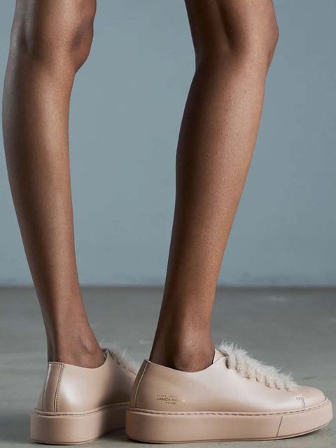 Vanda Novak sneakersy skórzane Grace kolor beżowy