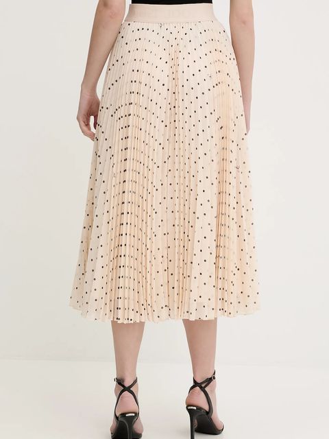 Joop! spódnica kolor beżowy maxi rozkloszowana 30100095