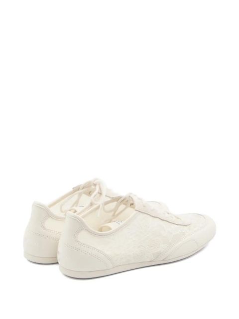 Jimmy Choo lace-detail sneakers - White