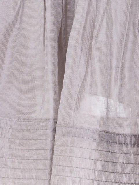 Eleh pleated round-neck top - Grey