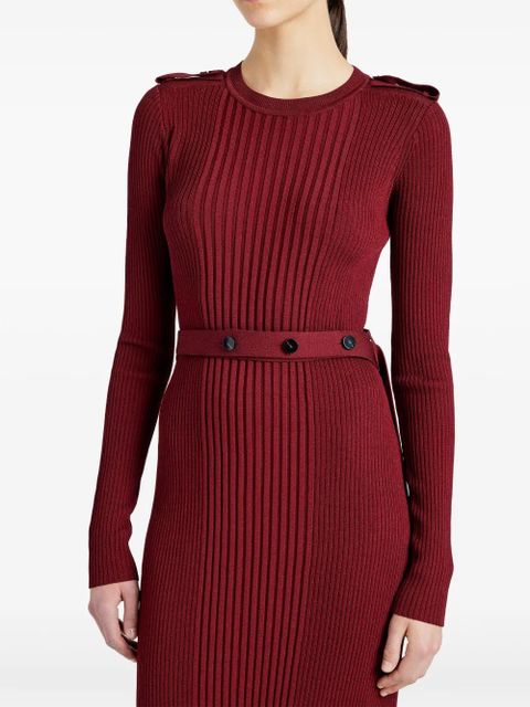 Proenza Schouler Lauryn midi dress - Red - zdjęcie produktu nr 2