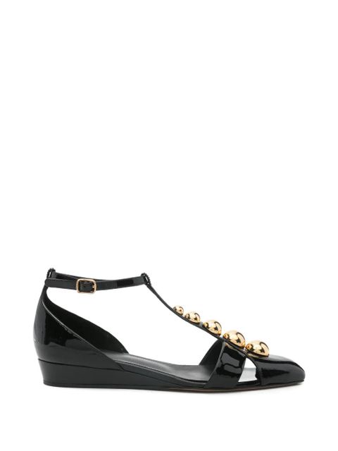Chloé Cleia T-bar embellished pumps - Black - zdjęcie produktu nr 1